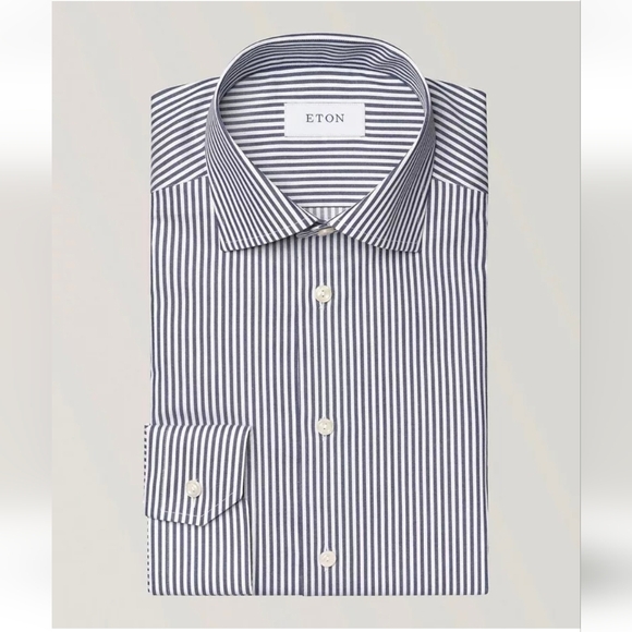 Eton Other - Eton Of Sweden Contemporary Fit Dress Shirt Size 39 15 1/2 100% Cotton